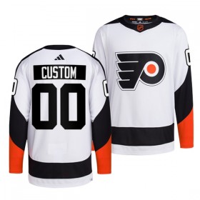 Män Ishockey Philadelphia Flyers tröja med eget tryck Adidas 2022-23 Vit Reverse Retro 2.0 Authentic